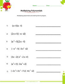 Factoring polynomials worksheets with answers and operations Factoring polynomials worksheets with answers and operations